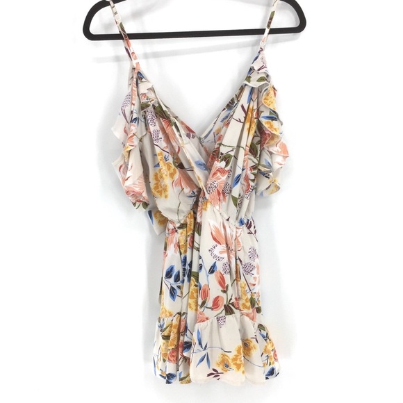 Band of Gypsies Floral Romper Cold-shoulder - Picture 3 of 15